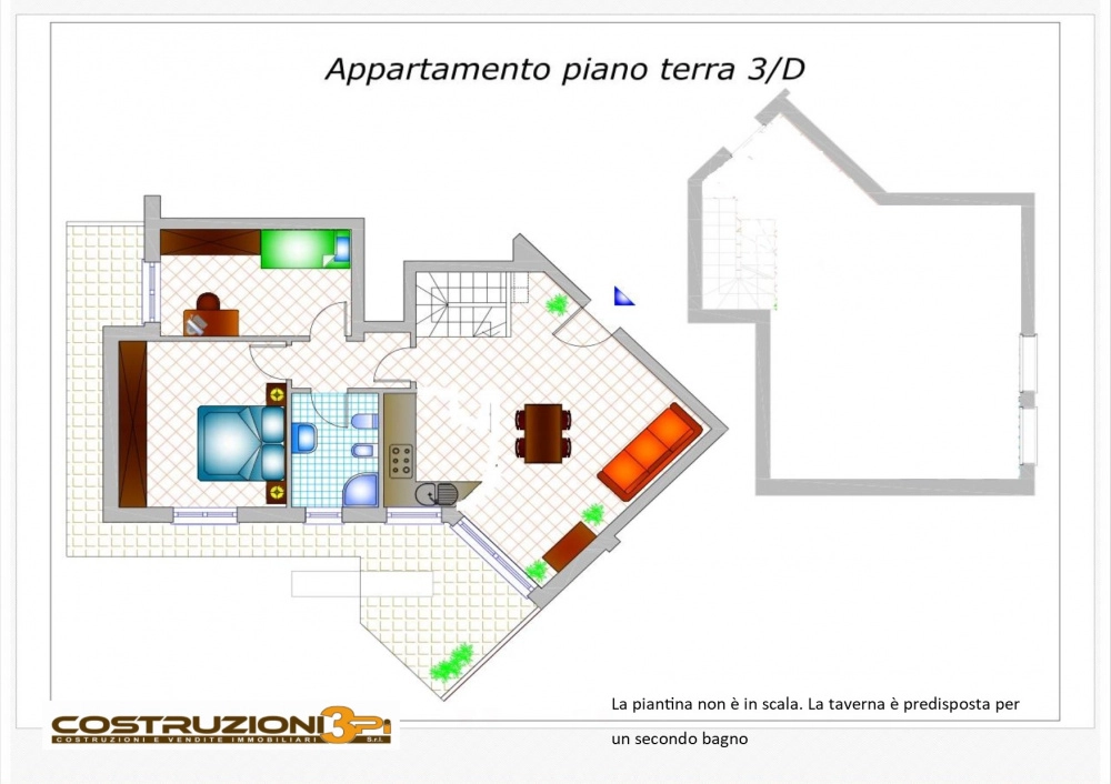 Appartamento piano Terra 3/D